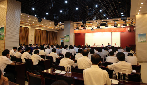 建設集團召開干部大會：陜煤集團黨委副書記、董事尤西蒂宣布公司新一屆領導班子任命