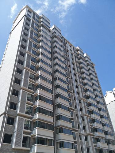 銅煤一號住宅小區(qū)牡丹園1#、2#、3#樓順利交工