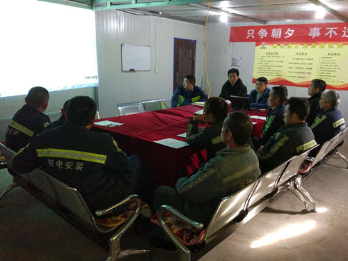 機電安裝公司：嚴細結(jié)合，全力沖刺全年安全生產(chǎn)目標