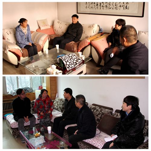 建設(shè)集團(tuán)聯(lián)合黨委副書記、紀(jì)委書記、工會(huì)主席侯本英為銅煤公司困難職工送來冬日溫暖