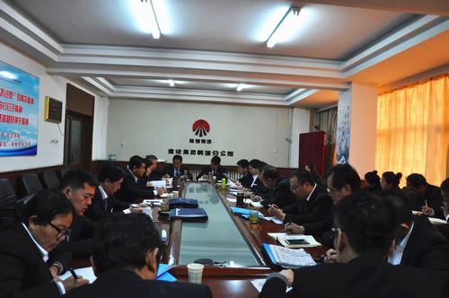 韓城分公司積極傳達(dá)建設(shè)集團(tuán)新聞宣傳工作座談會精神