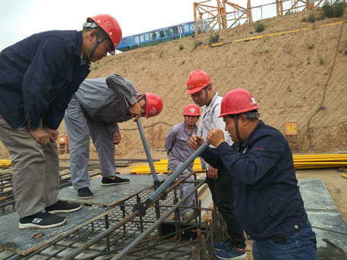 天工公司蒲城清潔能源項(xiàng)目部做好實(shí)測(cè)實(shí)量 嚴(yán)抓質(zhì)量管理