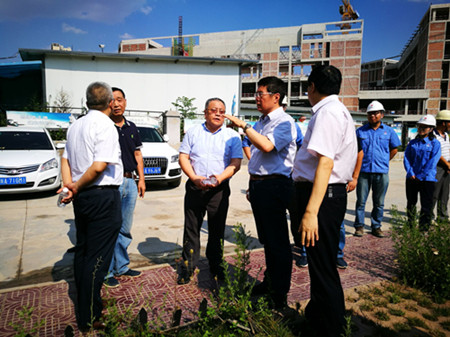 陜煤建設天工公司陜煤研究院工地迎來院士光顧