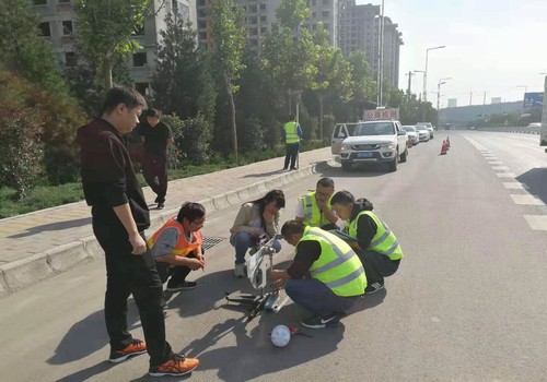 寶雞分公司道路工程交驗(yàn)側(cè)記