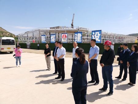 榆林市委常委、組織部部長(zhǎng)張啟東一行蒞臨陜煤建設(shè)天工公司承建的清澗紅棗深加工項(xiàng)目調(diào)研指導(dǎo)工作