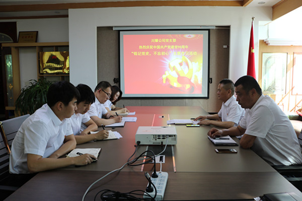 陜煤建設(shè)川耀公司開展“銘記黨史，不忘初心”主題黨日活動