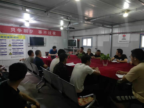 陜煤建設機電安裝公司領導深入黨建聯(lián)系點講黨課