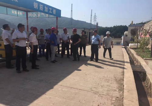 雙龍煤礦領(lǐng)導(dǎo)蒞臨寶雞公司黃陵項目部調(diào)研