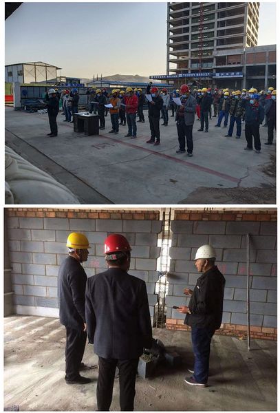 天工公司承建的神木杏花園辦公、公寓樓工程安全先行保質(zhì)量