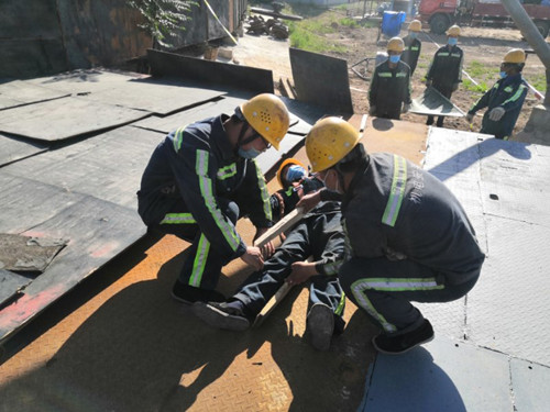 陜煤建設(shè)機(jī)電安裝公司彬長項(xiàng)目部：開展安全應(yīng)急演練促生產(chǎn)