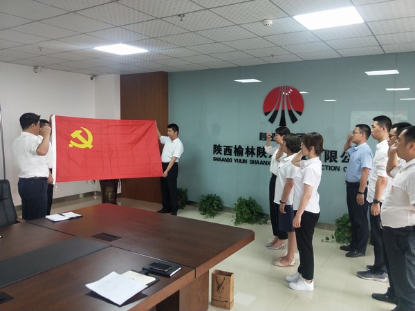陜煤建設榆林公司開展迎“七一”主題黨日活動