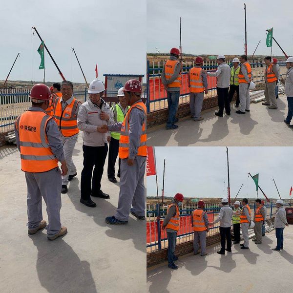 西北電力設(shè)計(jì)院有限公司董事長、黨委書記胡明深入陜煤建設(shè)天工公司施工現(xiàn)場(chǎng)慰問指導(dǎo)工作