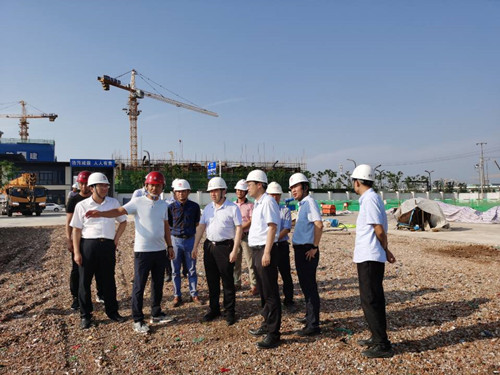 空港新城黨委委員、管委會副主任劉功毅蒞臨空港PPP項目檢查指導(dǎo)工作