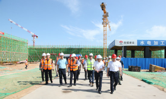 陜煤集團生產(chǎn)運輸攻堅戰(zhàn)專項督導組蒞臨建設(shè)集團檢查指導工作	