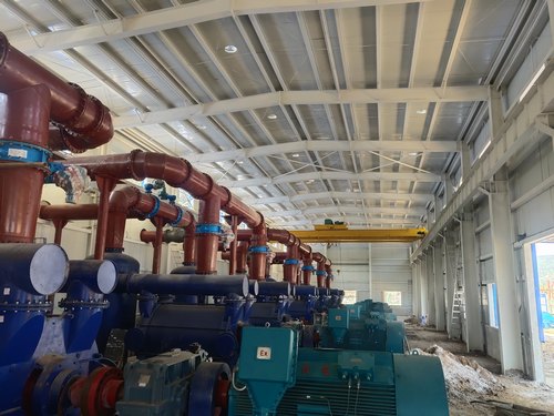 加速！陜煤建設(shè)路橋分公司大佛寺煤礦木盤川風(fēng)井瓦斯抽采泵站工程進(jìn)入沖刺階段