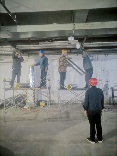 陜煤建設天工公司施工的“三供一業(yè)”維修改造項目緊鑼密鼓搶趕工期  確保如期供暖