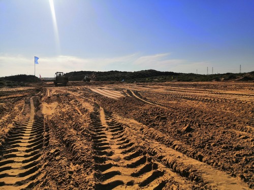 陜煤建設路橋分公司承建的榆北生產(chǎn)服務設施運煤專線道路工程順利開工