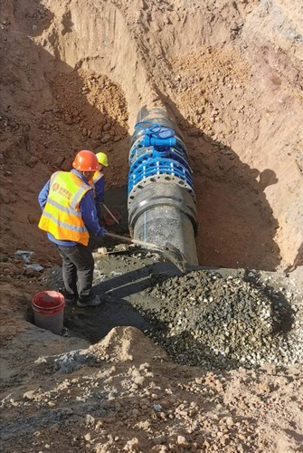 陜煤建設(shè)路橋分公司小保當(dāng)一、二號(hào)礦井復(fù)用水輸水管道（一期）工程順利完工