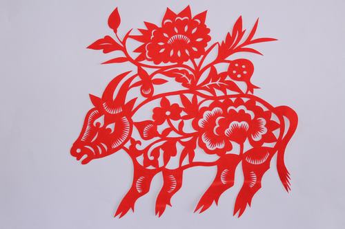 陜煤建設(shè)銅煤公司職工剪紙——十二生肖迎新年