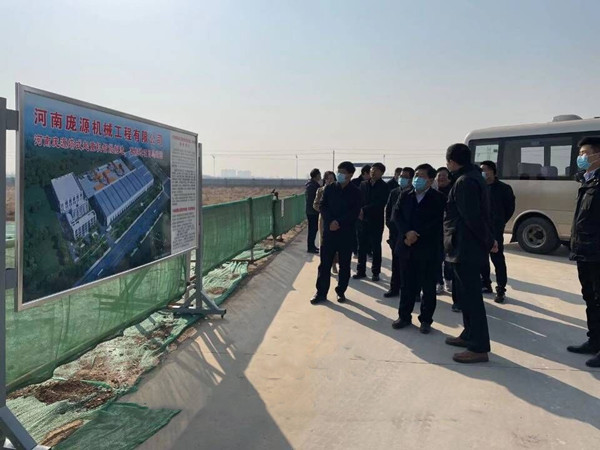 河南省長(zhǎng)葛市委書(shū)記尹俊營(yíng)一行深入陜煤建設(shè)渭南分公司河南龐源項(xiàng)目視察工作