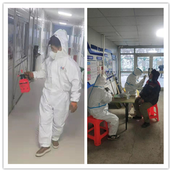 陜煤建設(shè)礦建三公司天山項目部疫情防控緊抓不懈