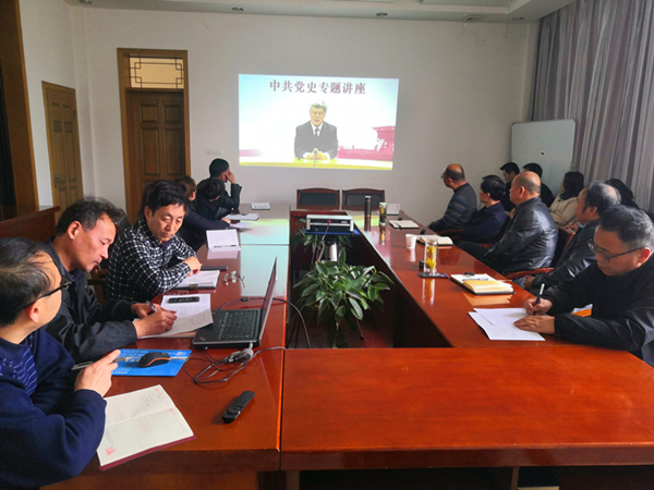 陜煤建設礦建三公司組織開黨史學習教育活動