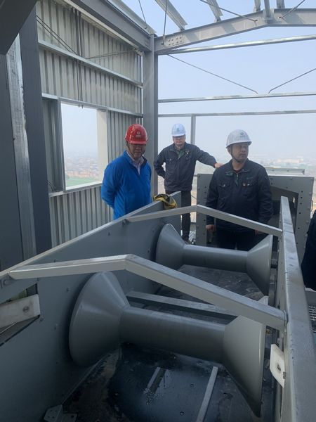 中央儲(chǔ)備糧新建項(xiàng)目領(lǐng)導(dǎo)小組組長(zhǎng)、副總經(jīng)理王錄印蒞臨中儲(chǔ)糧項(xiàng)目部檢查指導(dǎo)工作