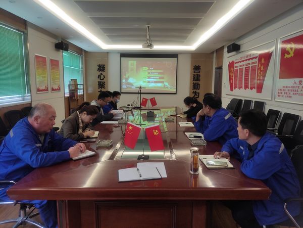 陜煤建設天工公司土建十五部黨支部學習百年黨史汲取奮進力量