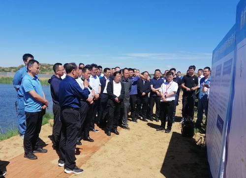 榆林市副市長(zhǎng)王華勝一行深入曹家灘煤礦疏干水綜合利用項(xiàng)目督導(dǎo)檢查工作