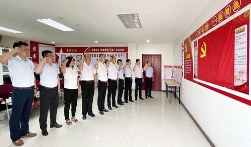 陜煤建設(shè)洗選煤運(yùn)營(yíng)公司：莊嚴(yán)重溫入黨誓詞 共迎建黨百年華誕