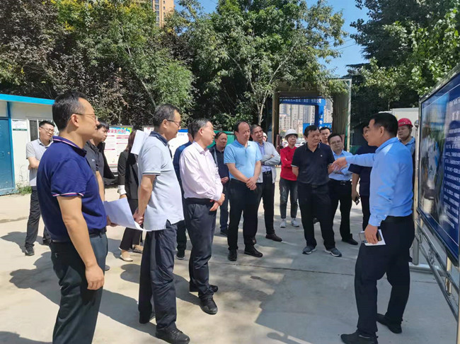 咸陽市人大常委會副主任王滿院蒞臨陜煤建設咸陽城市停車場BOT項目調(diào)研工作