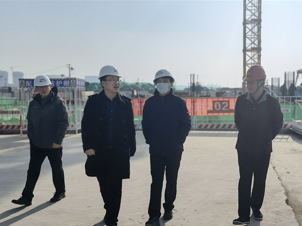 中電科集團(tuán)副董事長丁賢程蒞臨陜煤建設(shè)澄合分公司北斗星基建設(shè)項(xiàng)目檢查指導(dǎo)