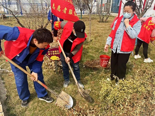 陜煤建設澄合分公司各基層單位開展“植樹護綠，美麗家園”義務植樹活動