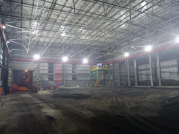 陜煤建設漢中分公司承建的中和料場焦炭地倉封閉項目順利通過驗收