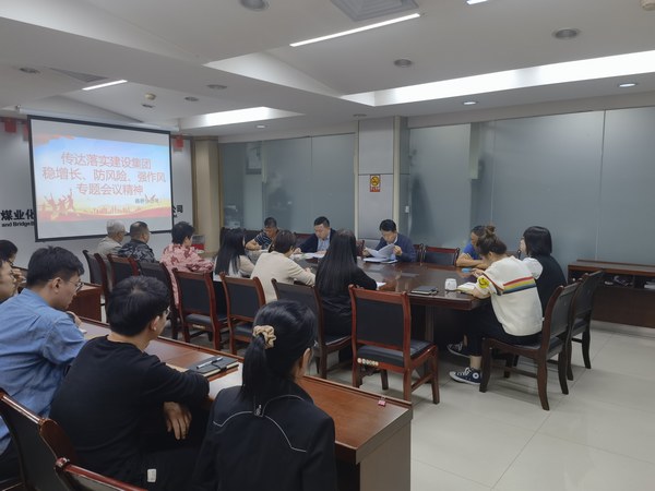 陜煤建設(shè)各單位傳達(dá)落實(shí)建設(shè)集團(tuán)穩(wěn)增長、防風(fēng)險(xiǎn)、強(qiáng)作風(fēng)工作部署會(huì)議精神