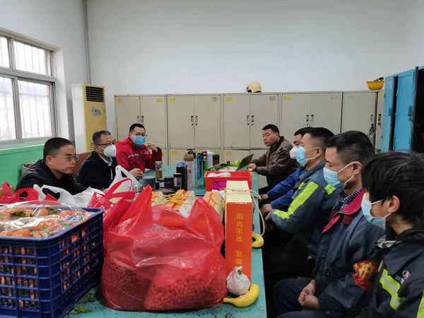 陜煤建設(shè)機(jī)電安裝公司新春走基層 慰問暖人心