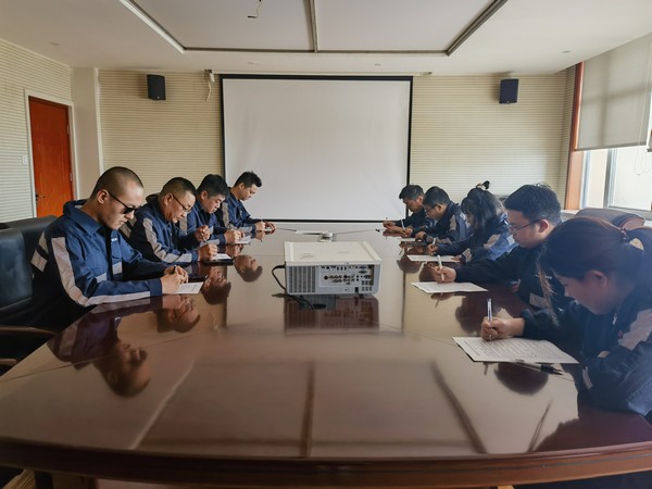 陜煤建設(shè)洗選煤運(yùn)營(yíng)公司神渭蒲城運(yùn)營(yíng)項(xiàng)目部黨支部開(kāi)展主題教育知識(shí)答題活動(dòng)