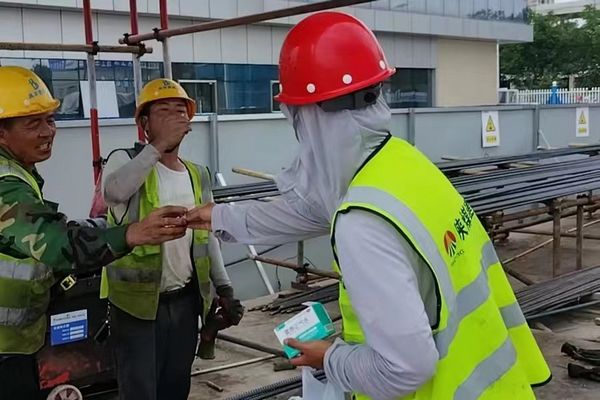 陜煤建設(shè)天工公司土建七部：戰(zhàn)高溫不服“暑”，保進(jìn)度獻(xiàn)“涼”策