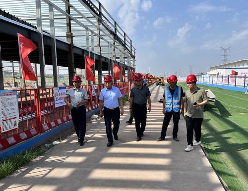 趙敬凱一行深入陜煤建設(shè)內(nèi)蒙古分公司新能源高端智能制造項目施工現(xiàn)場指導(dǎo)工作