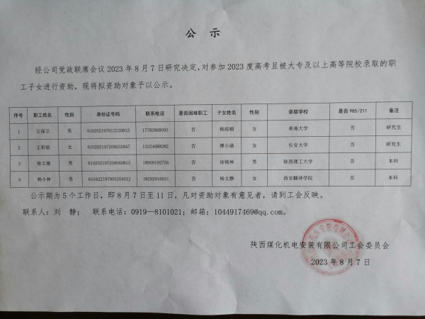 您有一筆助學(xué)金，請(qǐng)查收！