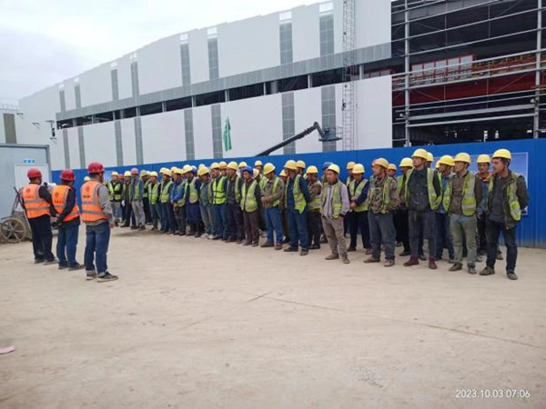 陜煤建設(shè)漢中分公司漢鋼新建中厚板項(xiàng)目：搶抓十月黃金期，工程建設(shè)加速度