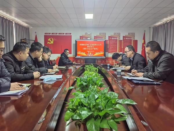 陜煤建設(shè)煤礦運(yùn)營服務(wù)分公司:擰緊“思想閥” 繃緊“安全弦” 持續(xù)提升安全生產(chǎn)水平