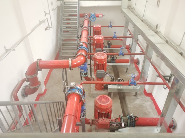 陜煤建設機電安裝公司提前15天順利完成地面消防水池泵房工程