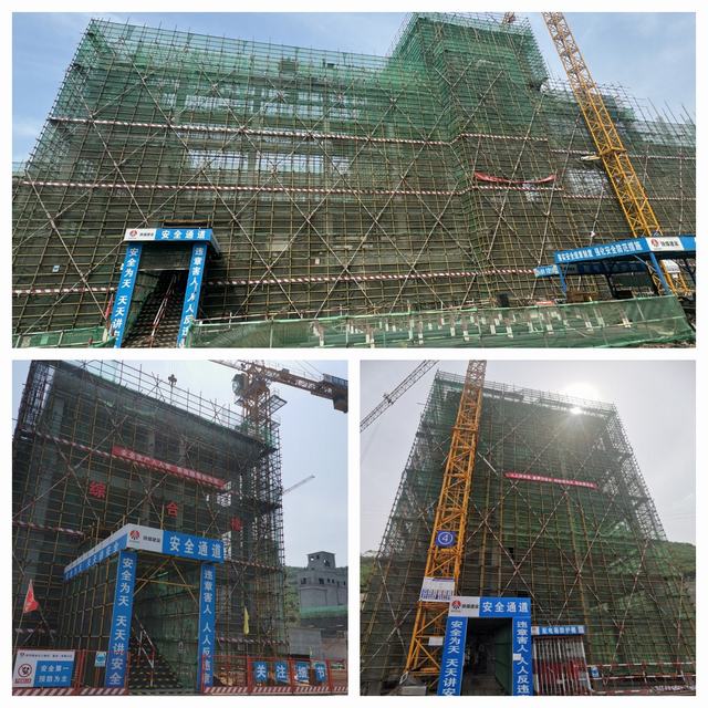 陜煤建設韓城分公司土建十一項目部：搶抓施工黃金季，多項工程喜封頂