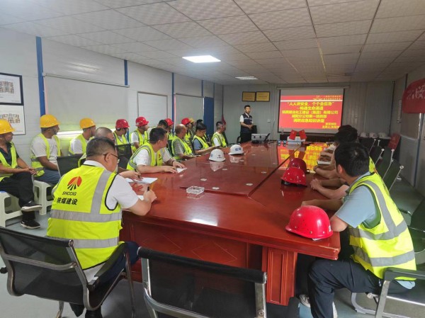 陜煤建設咸陽分公司第一項目部：以“演”助防，筑牢安全第一防線