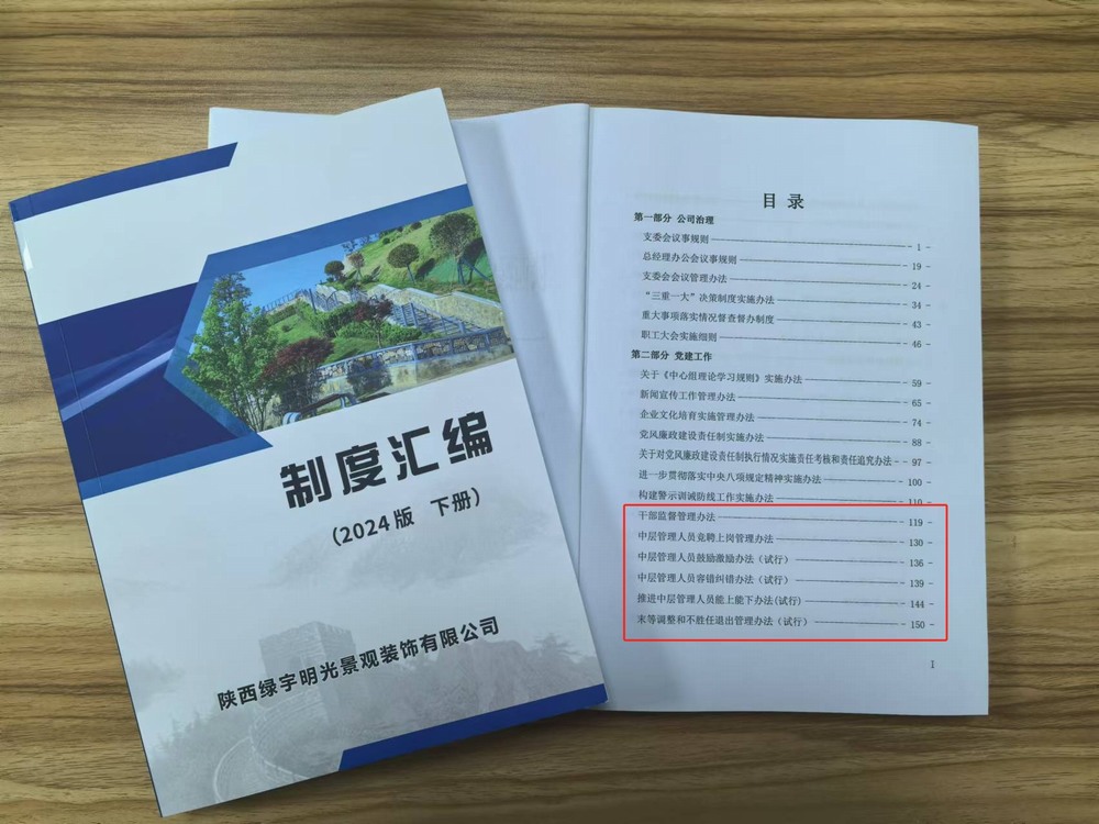 陜煤建設(shè)綠宇公司：嚴(yán)抓嚴(yán)管，強(qiáng)化干部管理效能