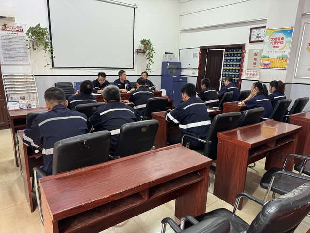 陜煤建設(shè)洗選煤運營公司澄合山陽運營項目部：節(jié)前亮劍行動，安全防線再加固