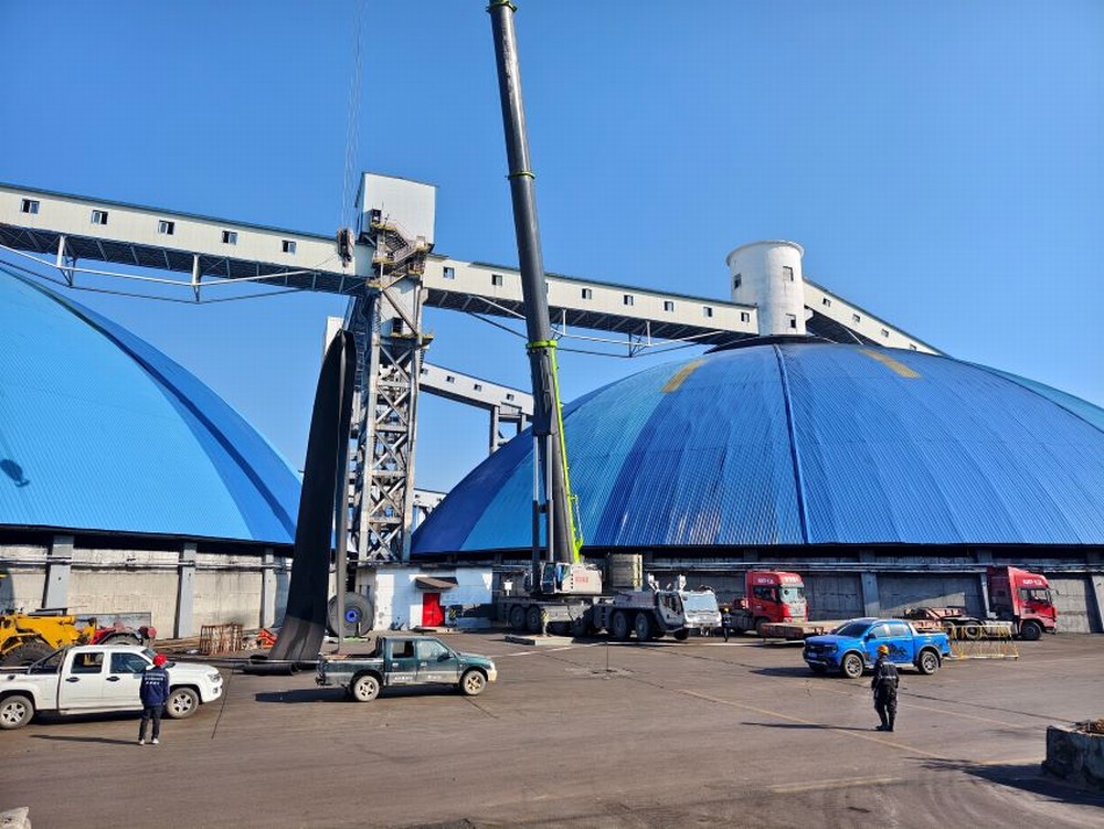 陜煤建設(shè)洗選煤運(yùn)營公司第三項(xiàng)目部：風(fēng)雨無阻保生產(chǎn)，103 膠帶機(jī)更換帶面工程紀(jì)實(shí)