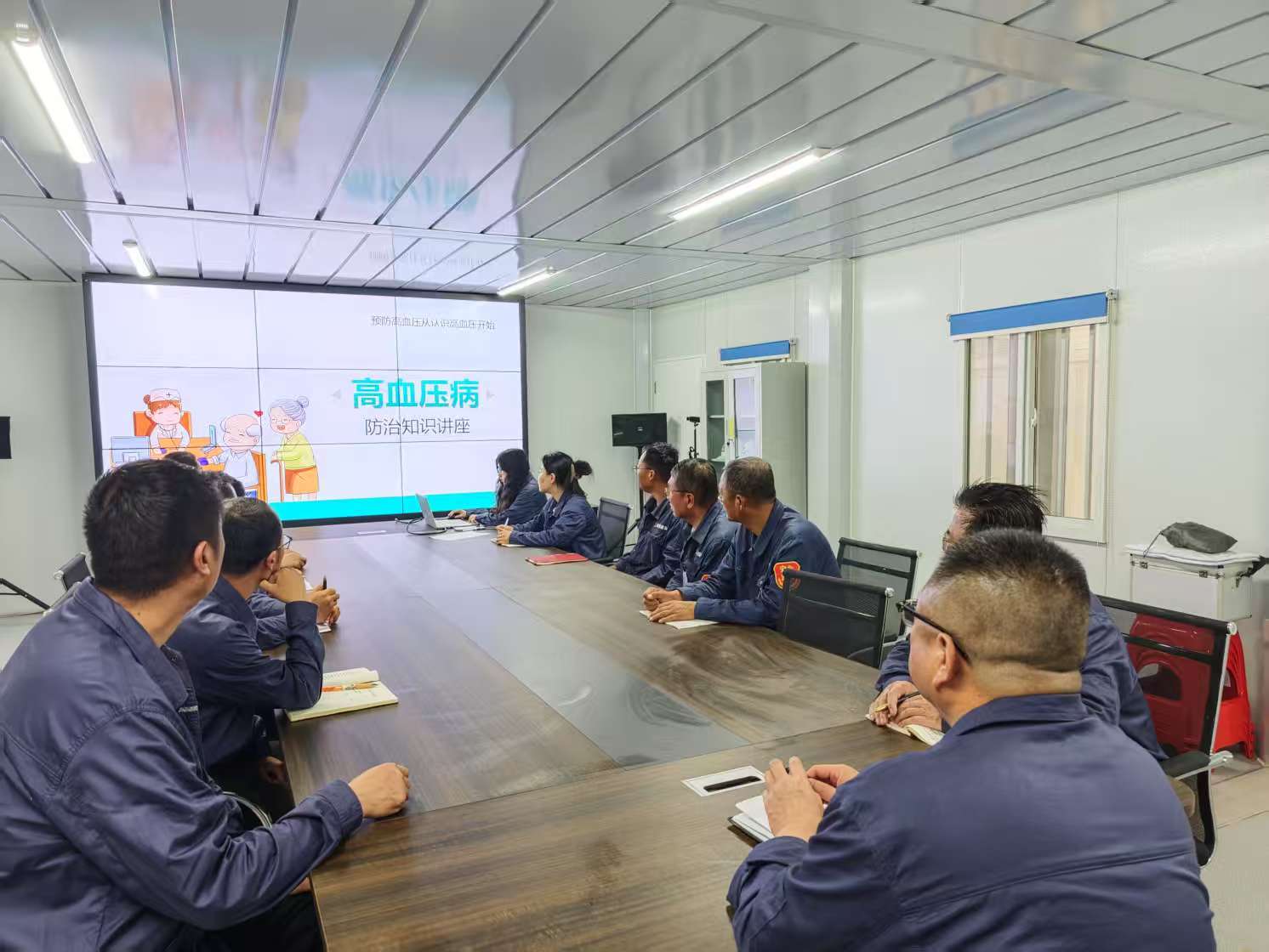 陜煤建設(shè)韓城分公司土建四項(xiàng)目部同筑健康防線，共守職工美好明天