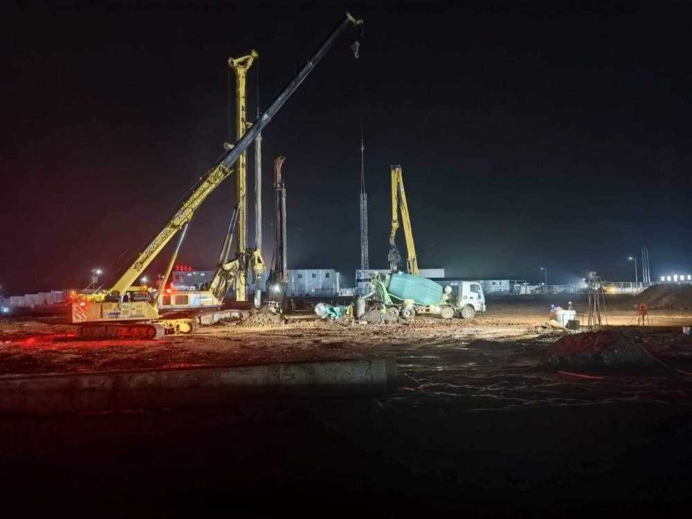 陜煤建設(shè)西北分公司汨羅樁基項(xiàng)目部：晝夜奮戰(zhàn)搶工期，全力以赴抓節(jié)點(diǎn)